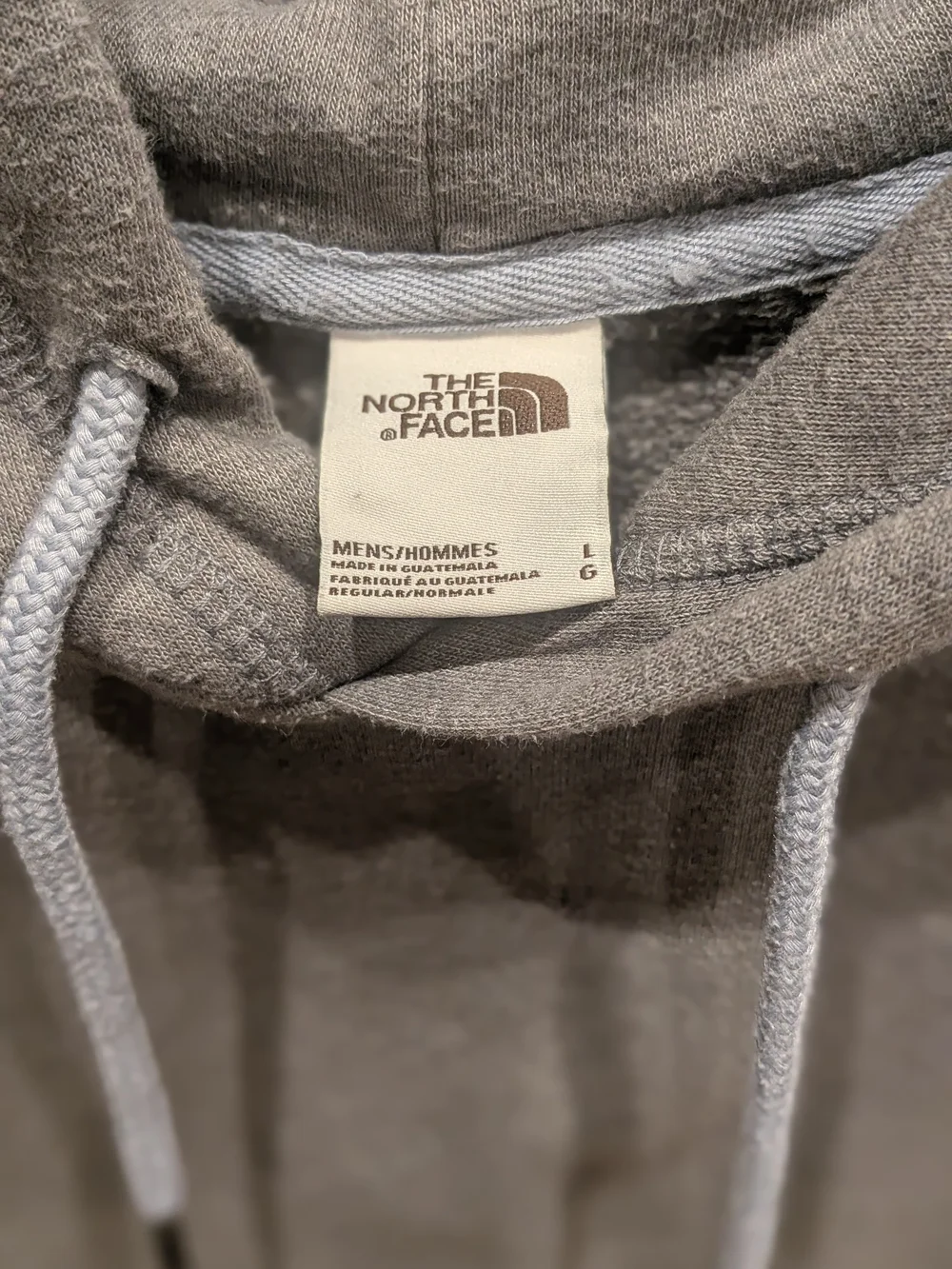 The North Face Men's Light Grey Pullover Hoodie